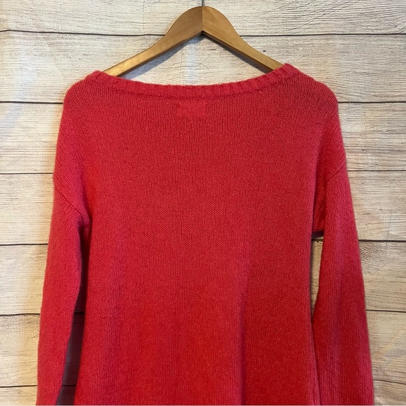 Lou & Grey Pink Soft Warm Wool Blend Oversized Sweater Dress Size Small - Picture 5 of 7